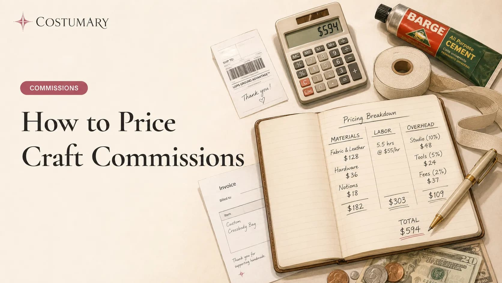 How to Price Craft Commissions Without Losing Money