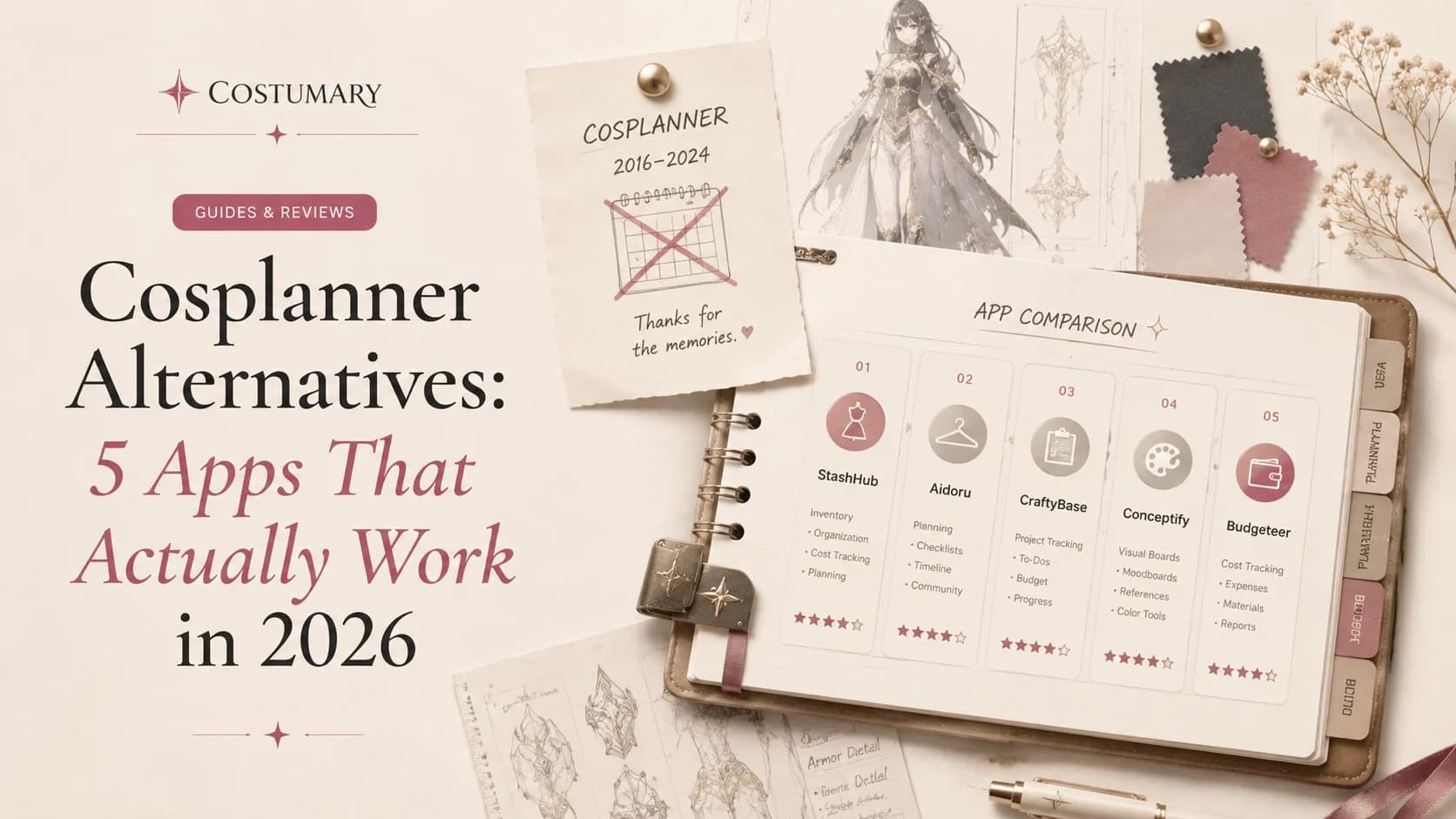 Best Cosplay Management Tools in 2026: 5 Apps That Actually Work