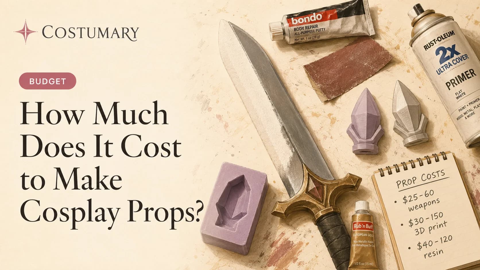 How Much Does It Cost to Make Cosplay Props?